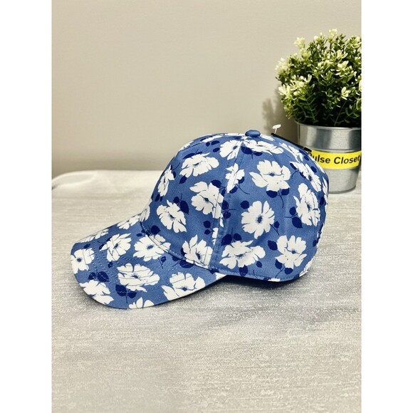 Out of stock Kate Spade Springtime Floral Baseball Cap – Blue Multi NWT main image 12